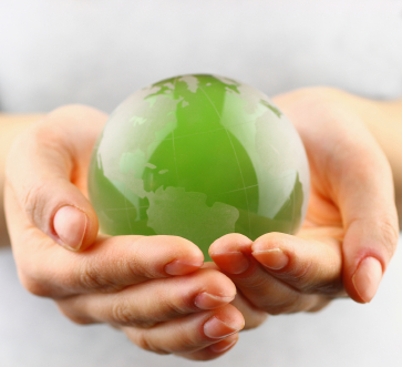 Enviroment earth in hands Enviroment earth in hands