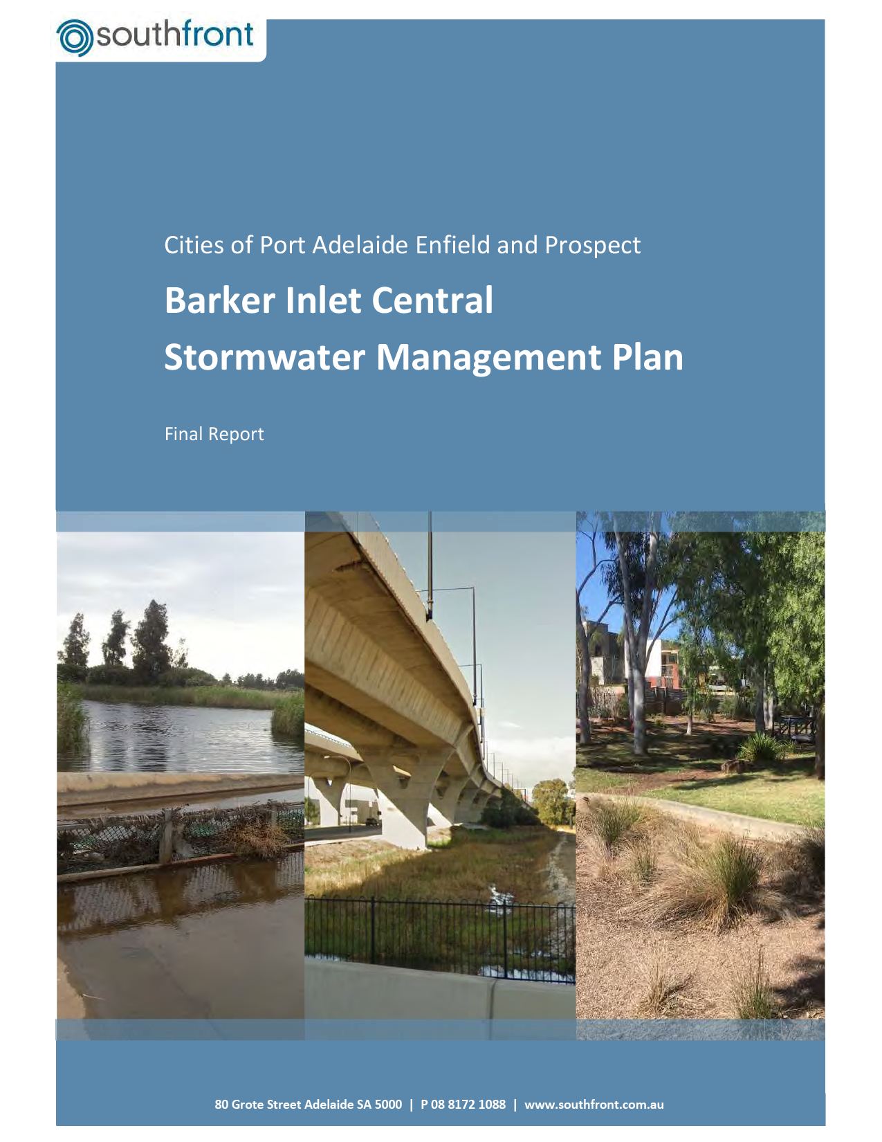 Barker Inlet Stormwater Management Plan - cover
