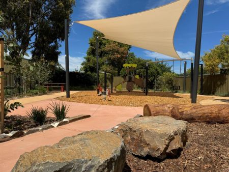 Image of the shade sails at Percy Street Reserve