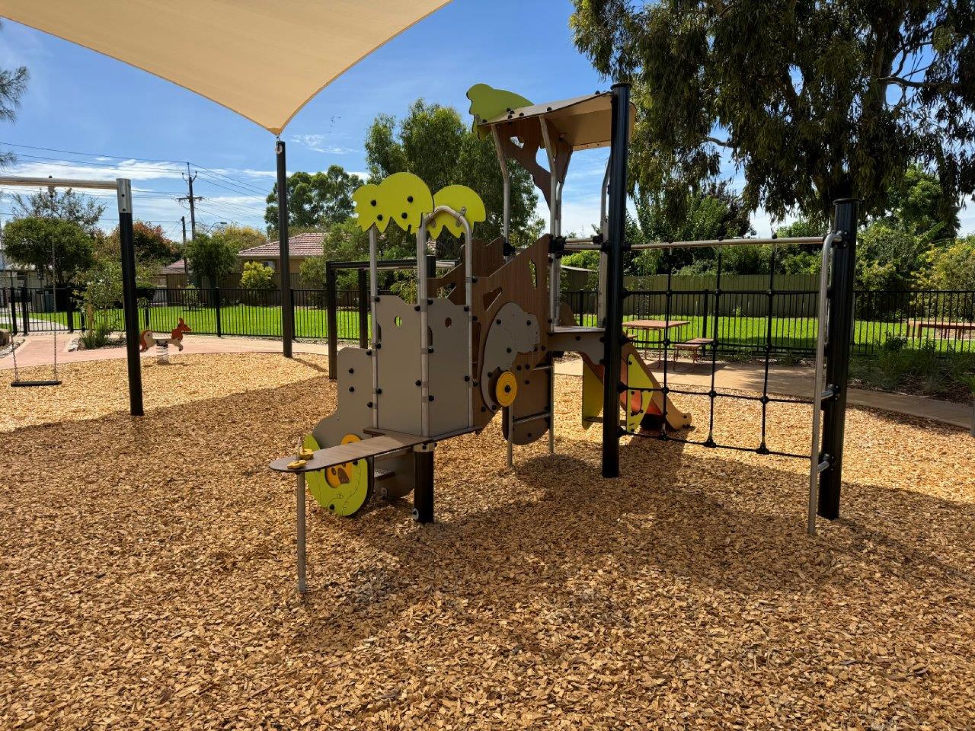 Image of the new play equipment at Percy Street Reserve